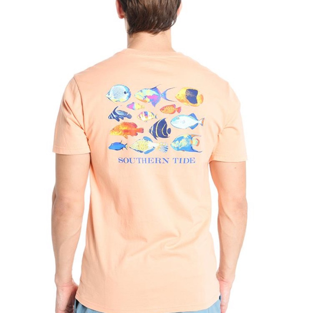 Southern Tide | Caribbean Fish Graphic T-Shirt (size Small)